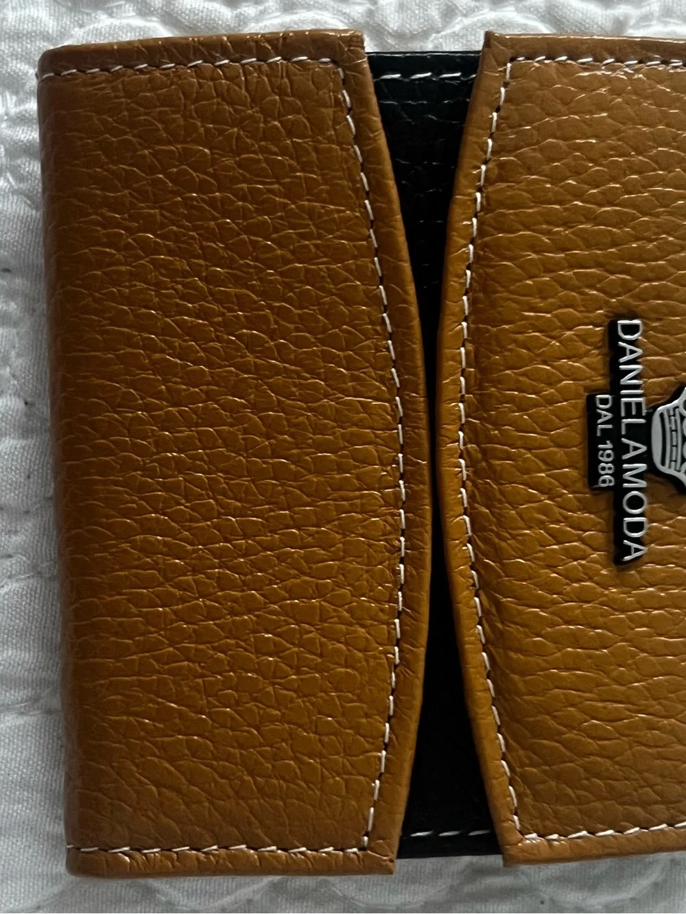 Men's Tan Leather Crossbody Bag